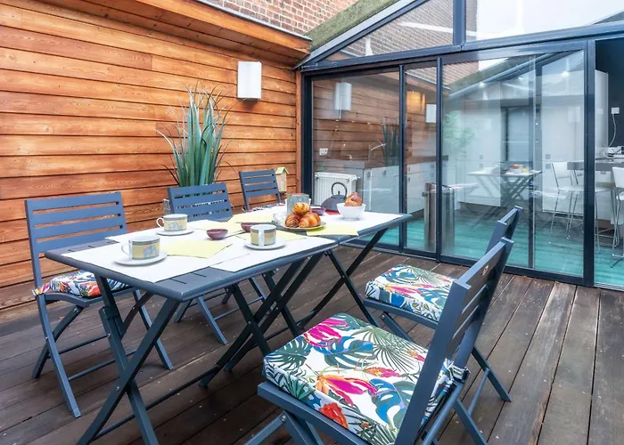 Apartment Extra Loft Design Hyper-centre Terrasse Bethune